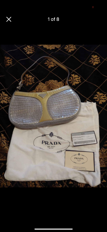 Prada small evening bag with pailettes, View more