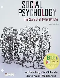 Social Psychology 3E Greenberg 9781319358983
