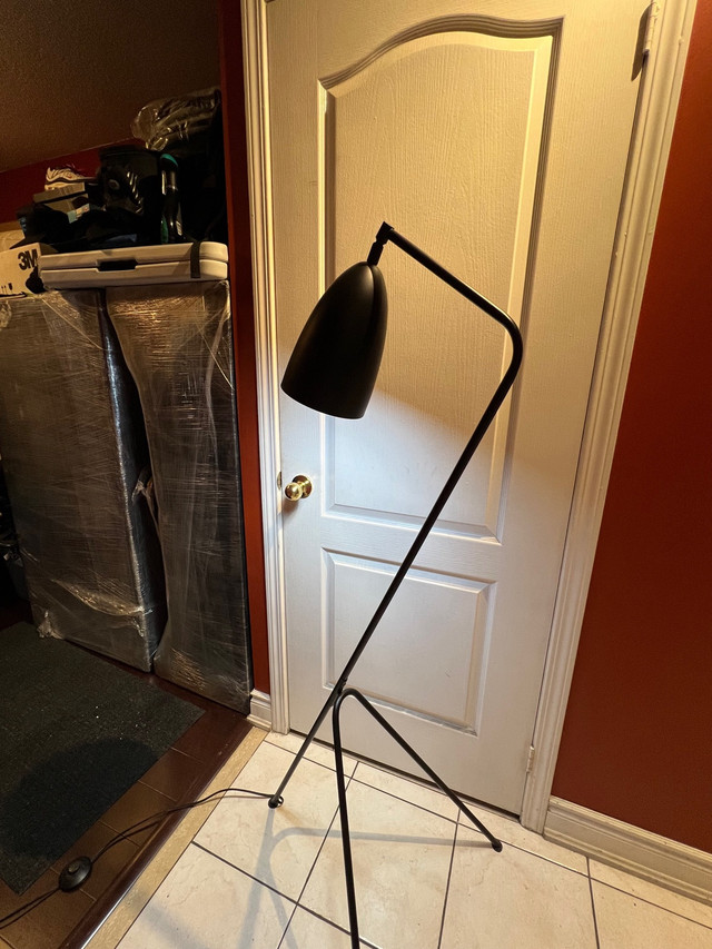 Black Grasshopper Floor Lamp in Indoor Lighting & Fans in Mississauga / Peel Region