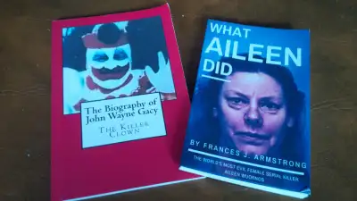 2 SC Serial Killer Books, What Aileen Did, Biography of Gacy, View more