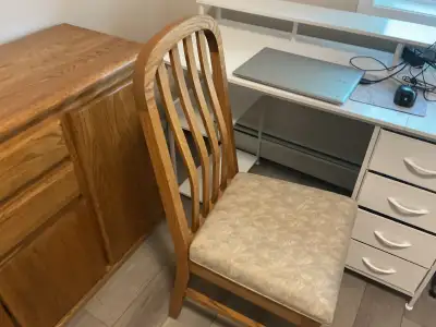 Desk and chair, View more