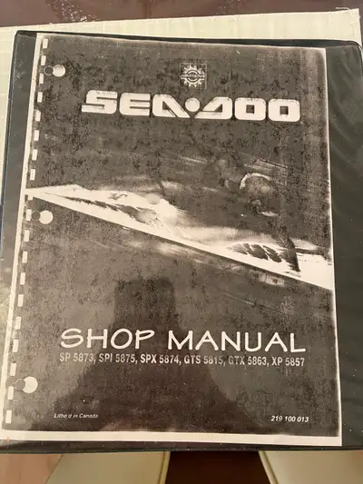 SeaDoo Shop Manual, View more