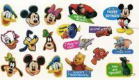 Stickers Disney Mickey Mouse Nemo Pluto Dumbo Remy Goofy