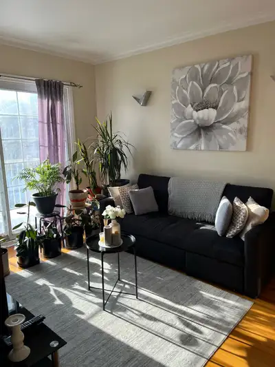 Complètement rénové -- comme neuf et disponible au 1 juin 2026 ! Spacieux 5 ½ (deux chambre, salon d...