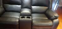 Brand new sofas- ASHLEY/SIGNATURE BRAND, BLACK,LEATHER  FINISH