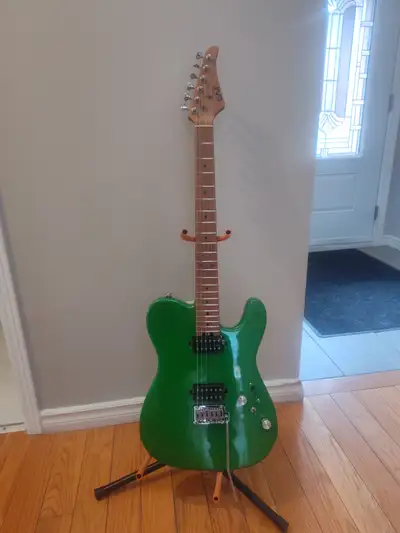 Eart telecaster with stainless steel frets and wammy bar