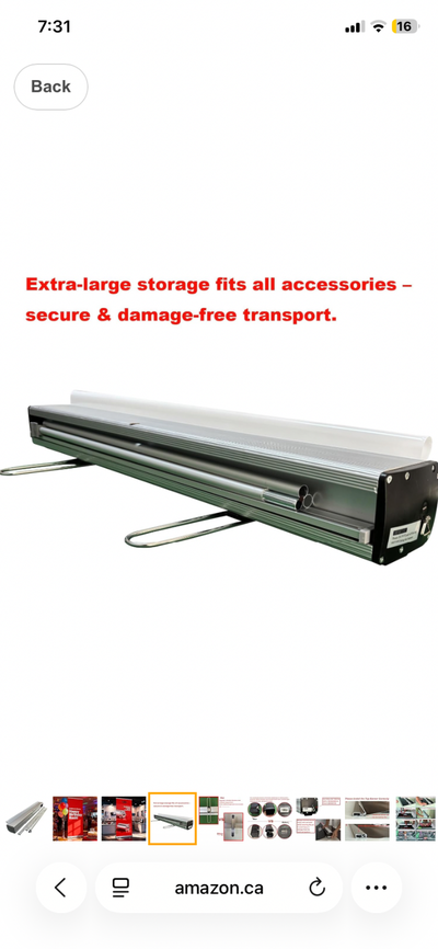 Retractable banner stand -$100, View more