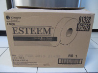 Kruger Products Esteem Jumbo Bath Tissue 2PLY 8 Rolls Item 05662