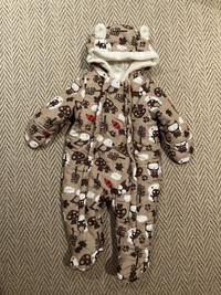 3-6 month baby snow suit