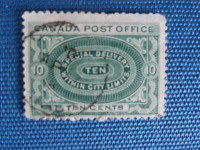Timbre oblitéré du Canada de 1898, à 5$