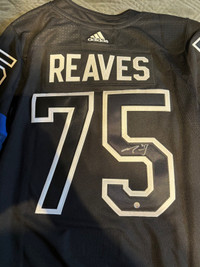 Ryan Reaves Signed Toronto Maple Leafs Jersey New