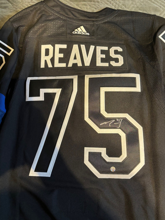 Ryan Reaves Signed Toronto Maple Leafs Jersey New in Hockey in Guelph