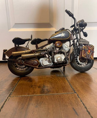 Vintage Army Motorcycle Model Metal Military Bike World War 2