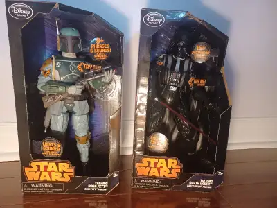 Star Wars Set of 6 Disney 14" Talking Figures - Lights and Sound, View more