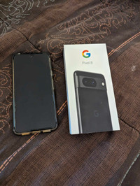 LIKE NEW PIXEL 8 UNLOCKED WITH CASE/PROTECTOR/BOX