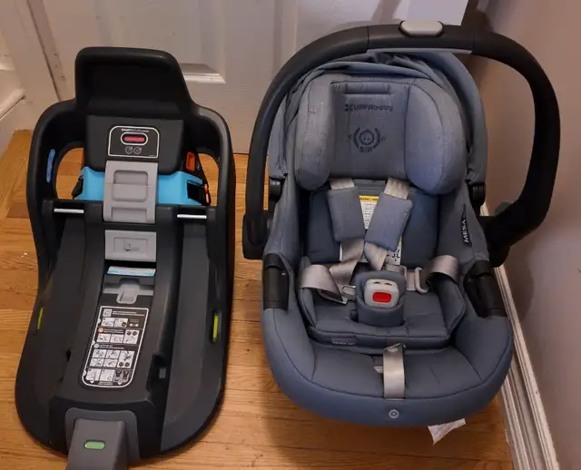 Uppababy Mesa Max Infant Car Seat – Gregory (Blue Mélange) in Strollers, Carriers & Car Seats in City of Toronto - Image 7