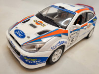 2002 Ford Focus RS WRC Rallye Sport Martini #5 Inmarsat 1:18