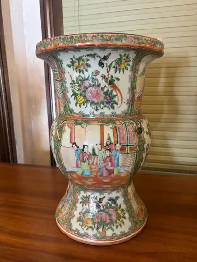  Chinese Rose Medallion Porcelain vase, View more