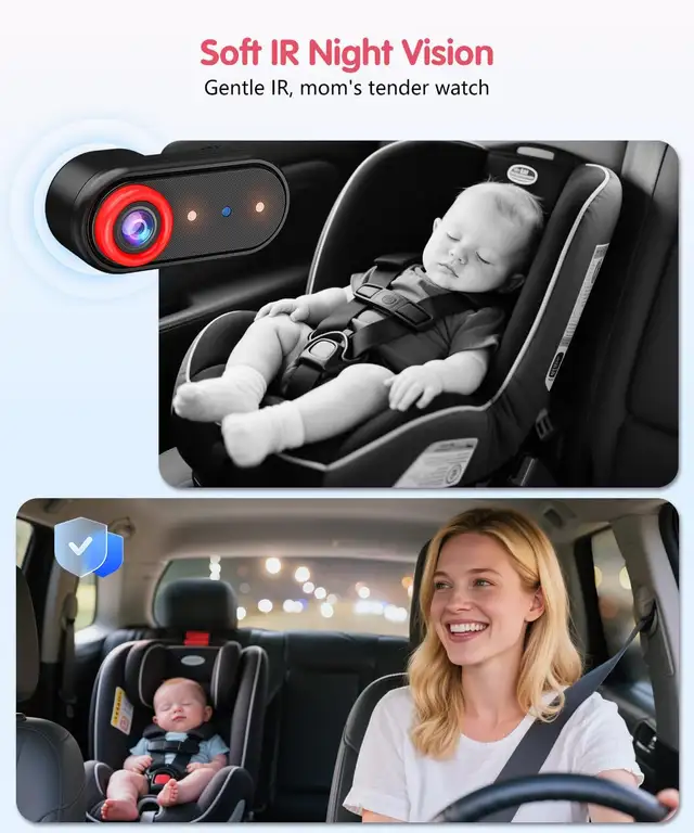 NEUF: Double caméra voiture bébé écran HD 1080p de 5,2" in General Electronics in Longueuil / South Shore - Image 4