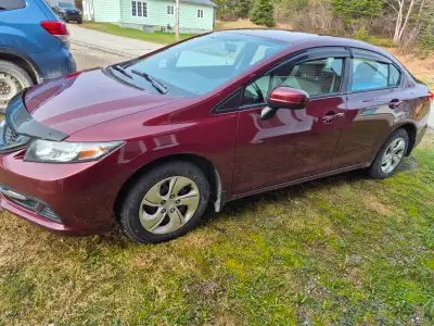 I am selling my 2015 Honda Civic LX, a reliable and fuel-efficient sedan that has been well-maintain...