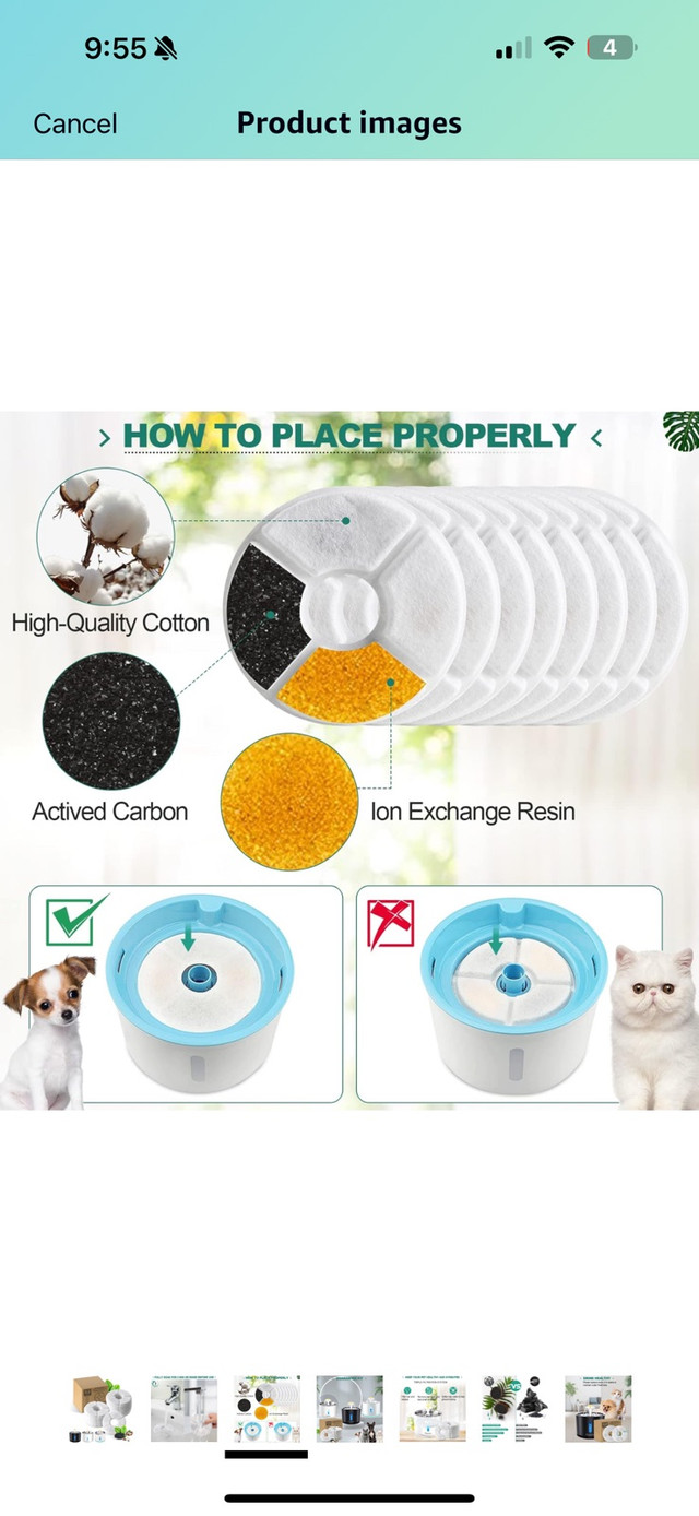 Pet Fountain Filters in Accessories in City of Toronto - Image 3