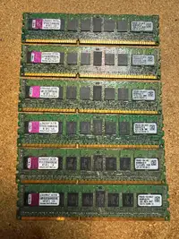 Kingston RAM KVR1333D3S4R9SK2/8G PC3 10600 6 x 4gb Sticks = 24gb