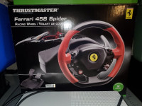 Thrustmaster Ferrari 458 Spider Racing wheel for xbox