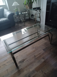 glass/metal tables