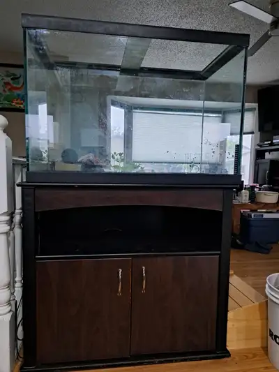 75 gallon aquarium with stand 100.00. Firm, View more