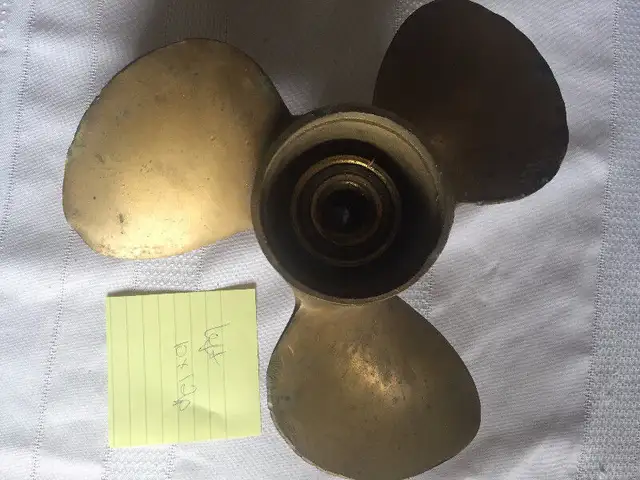Propellers - $75 each - 10" x 12 Pitch (2 available) in Boat Parts, Trailers & Accessories in Calgary - Image 2