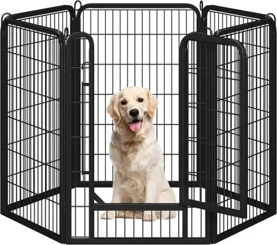 6 panels 40" height Yaheetech Dog Playpen Outdoor, Indoor Pen , View more