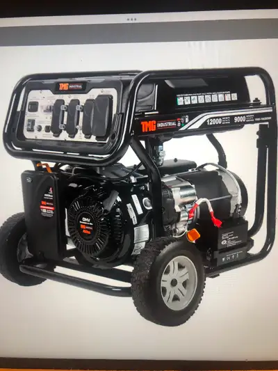 NEW GENERATOR  TMG Industrial  12000 watt —SAVE $549.00, View more
