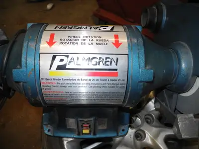 PALMGREN 10" BENCH GRINDER, View more