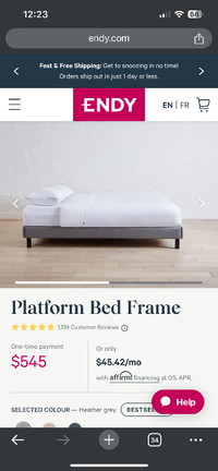 King Sized Bed Frame - Good Condition
