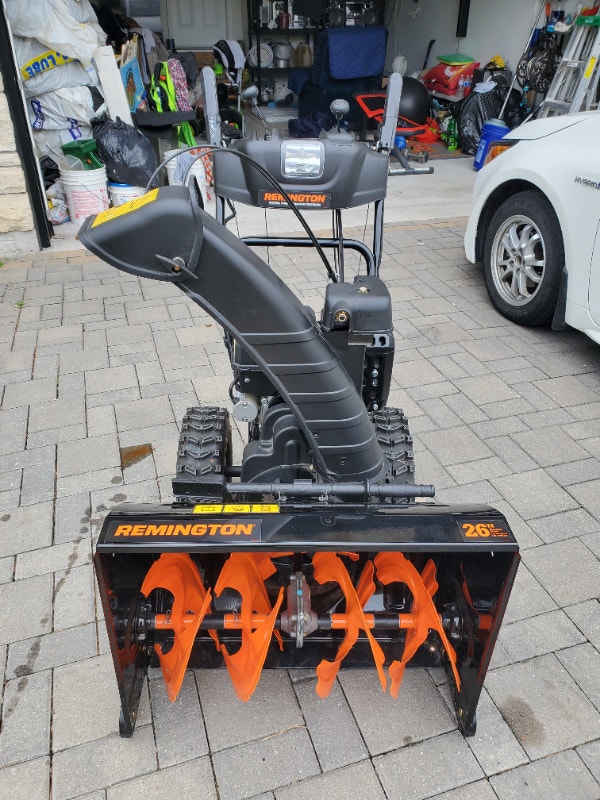 26in snow blower Remington 2 stages like new Snowblowers City of