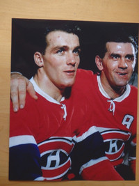 Henri and Maurice Richard Montreal Canadiens Unsigned Photo
