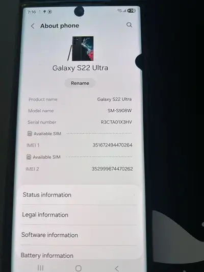 Samsung S22 Ultra, View more