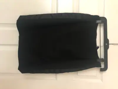 BCBG Max Azria textured wool skirt w/satin panels size 2, View more