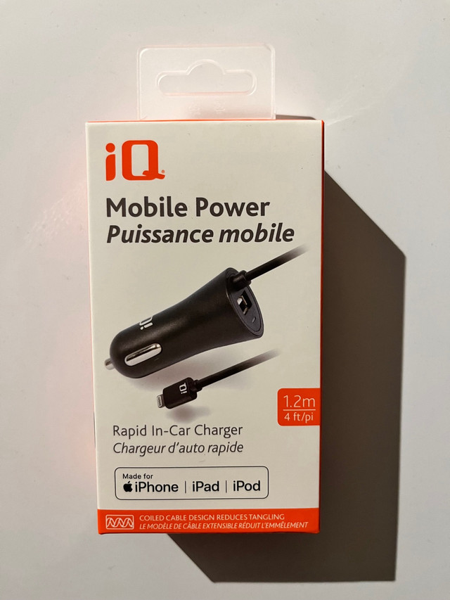 Car charger for iPhone brand new in Cell Phone Accessories in Victoria