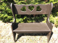 Small wood bench,lawn game,suitcase,swivel stool 