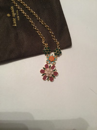 Kate Spade Necklace Bold Blooms goldtone new