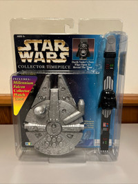 Star Wars wristwatch collector timepiece with millennium falcon 