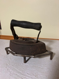 Antique Cast Iron Clothing Iron