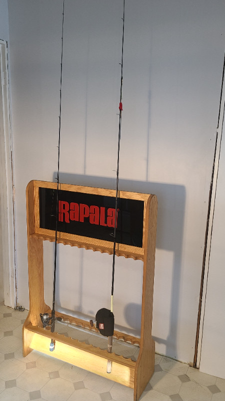 RAPALA    ,     AUTHENTIC ROD HOLDER       .    Holds   30  rods in Fishing, Camping & Outdoors in Regina - Image 3