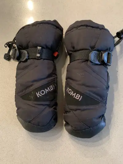 KOMBI mitaines noir junior black mittens - moyen/medium, View more