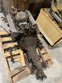 Corvette 327 engine with Muncie transmission 