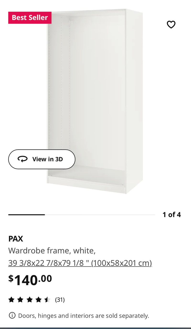 IKEA Pax Wardrobe/Closet System Dressers & Wardrobes London Kijiji