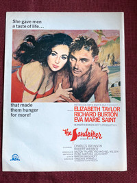 1965 The Sandpiper w/Taylor and Burton Original Ad