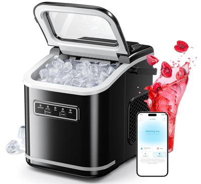 ECOZY Portable Ice Maker with App Remote & Voice Control,, View more
