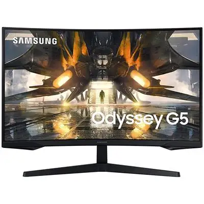 Samsung Odyssey G5 32" QHD 165Hz 1ms GTG IPS LCD G-Sync FreeSync Gaming Monitor (LS32AG550PNXZA) - B...